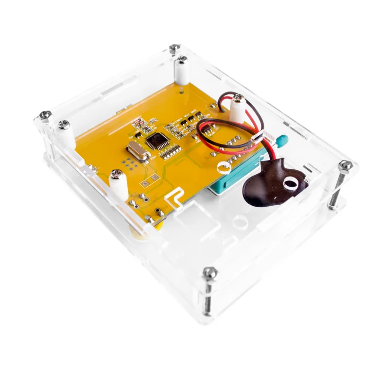 Прозрачный акриловый чехол для телефона тестер транзисторов ESR SCR/MOS|acrylic case|tester