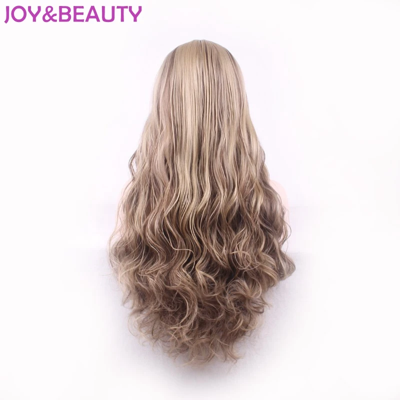 JOY & BEAUTY волосы 24 "длинные волнистые женские парик коричневый кофе цвета