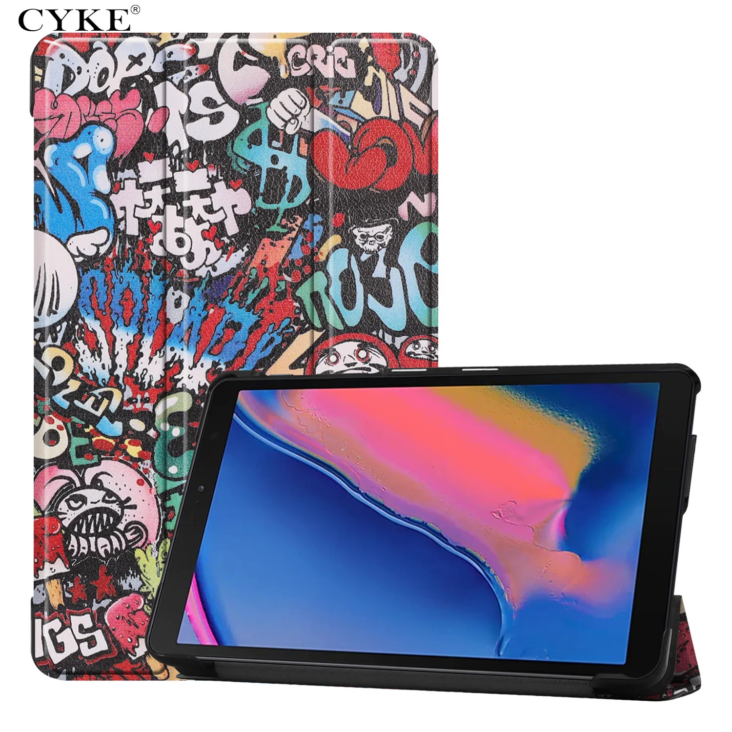 Ультратонкий чехол для Samsung Galaxy Tab A 8 0 SM P200 P205 2019 подставка из искусственной кожи TAB