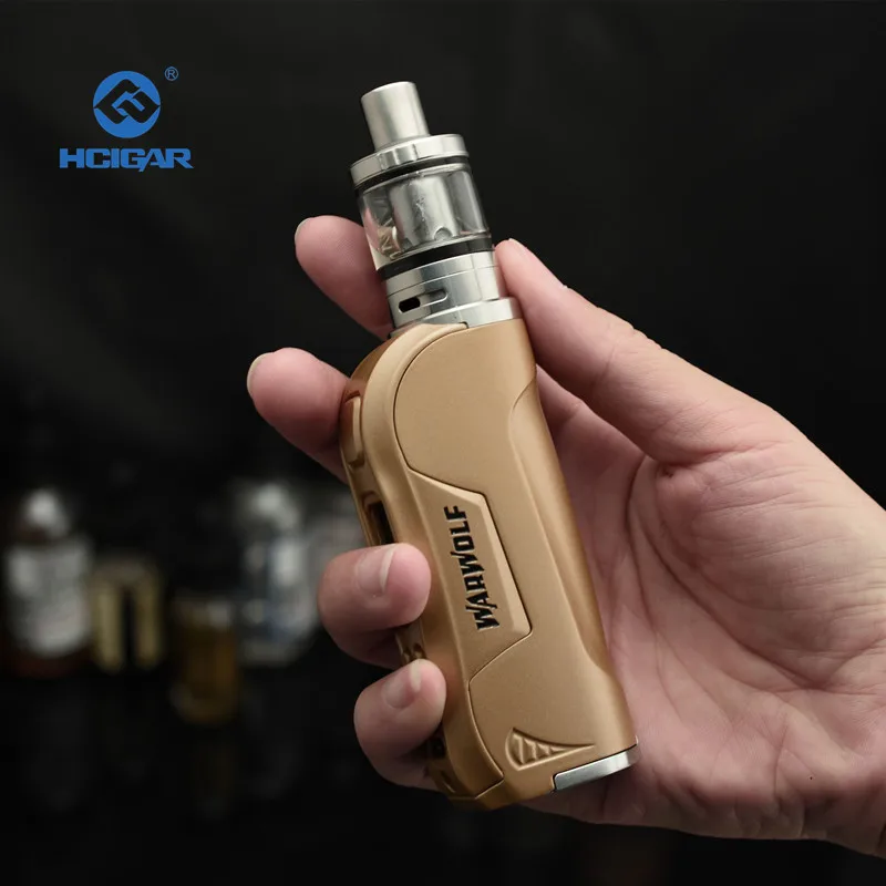 Electronic Cigarette Kits HCIGAR Warwolf Vape Kit Output 80w Tank 510 Thread 18650 Mod Kit Electronic Cigarette Vaporizer Mini Electronic Cigarette Kits HCIGAR Warwolf Vape Kit Output 80w Tank 510 Thread 18650 Mod Kit Electronic Cigarette Vaporizer Mini