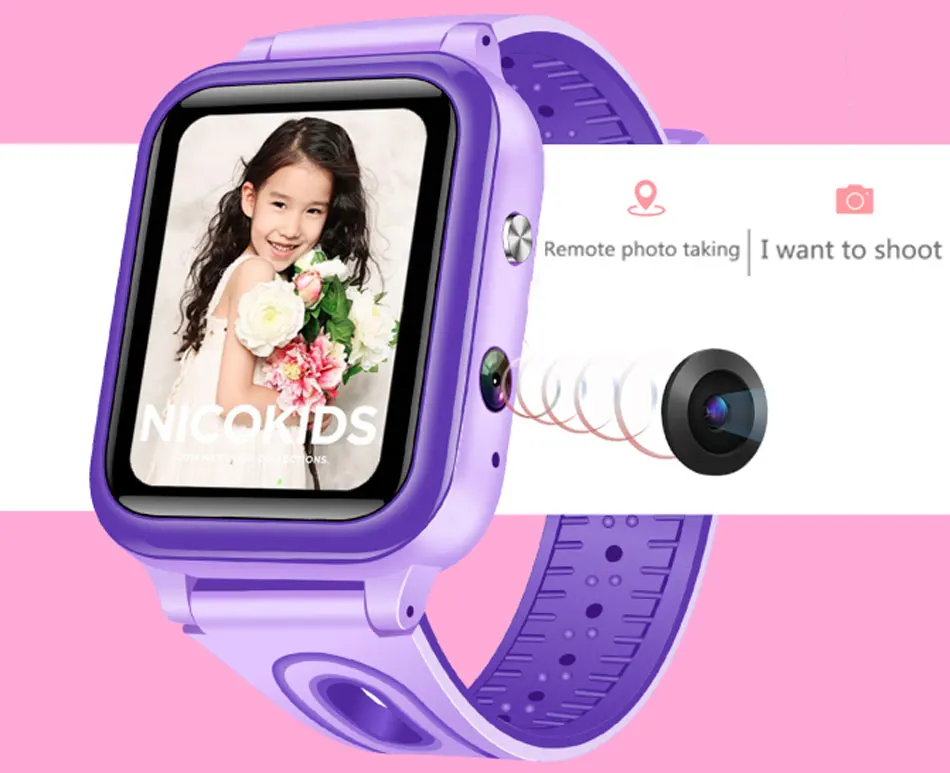 SALFRESA L60 Children Smart Watch Waterproof IP67 Color Touch Screen 1.33'' Baby Safety Kids AGPS LBS Smart Bracelet for Child-4