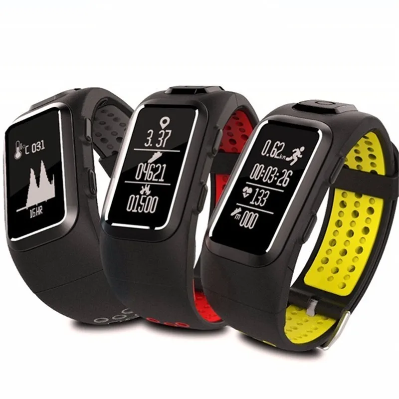 

Bluetooth Smart Bracelet GPS Positioning Social Call SMS Reminder Support Android IOS System IP68 Waterproof Sports Bracelet
