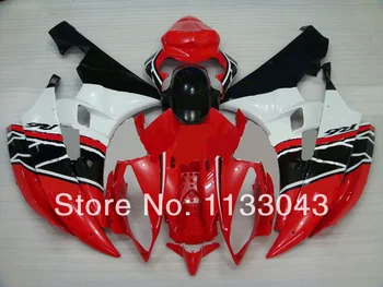 

100%NEW red white black fairing kit for Yamaha YZF-R6 06-07 YZF R6 06 07 #88hn YZF 600 R6 2006 2007 ABS fairing parts +7gifts