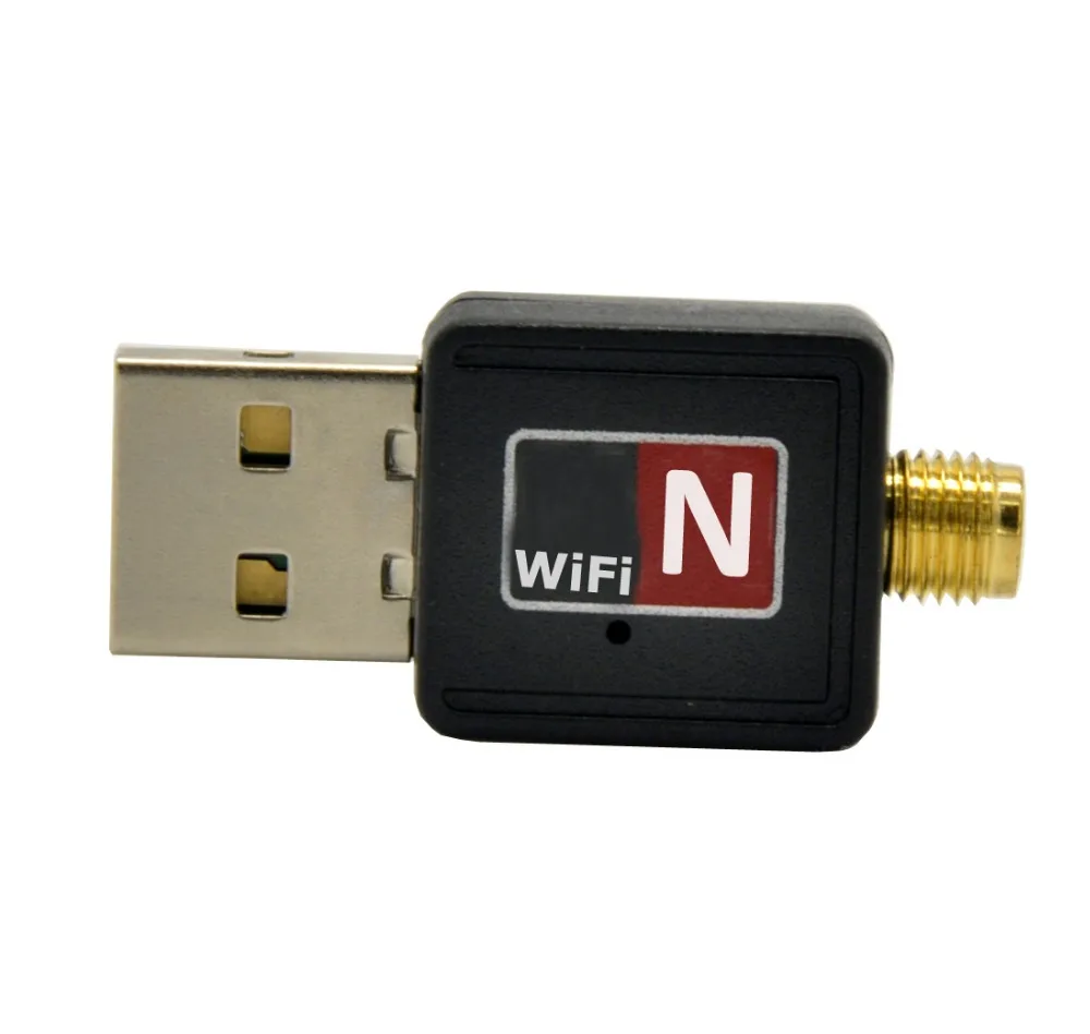 Мини Ralink RT5370 150 Мбит/с беспроводной USB WiFi адаптер сетевой WiFi ключ адаптер с RP-SMA внешняя антенна для SKYBOX/Openbox