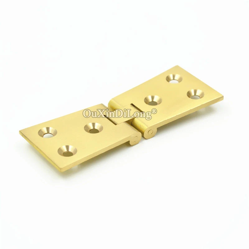 

DHL Shipping 100PCS/LOT Solid Brass Flap Hinges Dining Table/Round Table/Folding Table Hinges Furniture Hardware w Screws