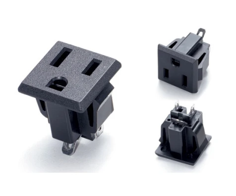 

20pcs/lot SS-6B AC Power Socket Outlet, America Standard