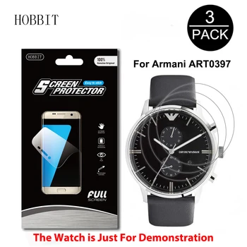 

3Pack For Armani ART0397 Smart Watch LCD Screen Guard Explosion-proof Screen Protector Clear Anti-shock SmartWatch Film