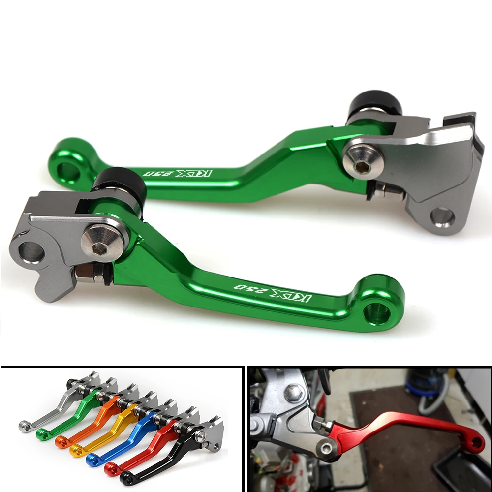 Dirt Bike Pivot Brake Clutch Levers hand grip Handbrake FOR Kawasaki KLX250 D-TRACKER KLX450R KDX125SR KDX250SR KFX450R Pit | Автомобили и