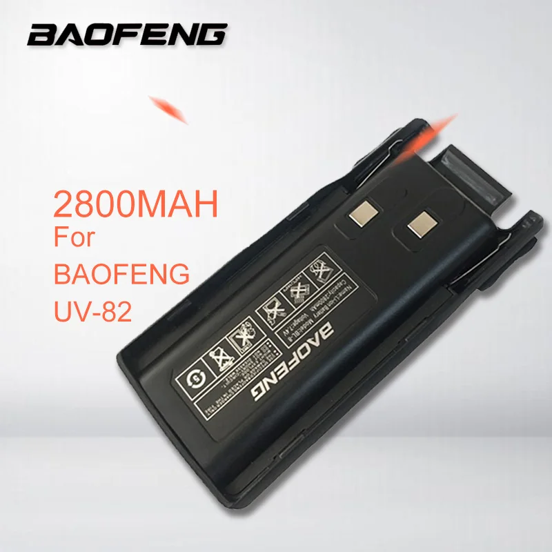 Оригинальный BAOFENG UV-82 литий-ионный аккумулятор 2800 мАч для UV-8D портативная рация CB