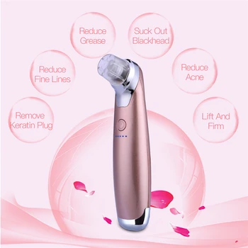 

Vacuum Suction Shrink Pores Anti Wrinkle Blackhead Acne Remover Spot Cleansing Inhaler Aging Reduce Grease Face Lifting Firming