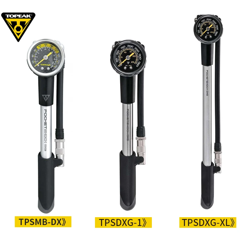 

TOPEAK inflator carbon fiber front fork bicycle pump front fork inflator with table shock absorber TPSMB-DX TPSDXG-1 TPSDXG-XL