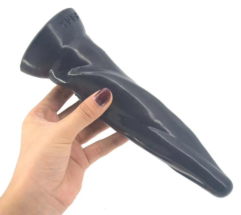 Skup FAAK 8 cal silikonowe anal sex zabawki twist butt plug z przyssawką anal dildo kobiety mężczyźni masturbator sex produkty elastyczny penis