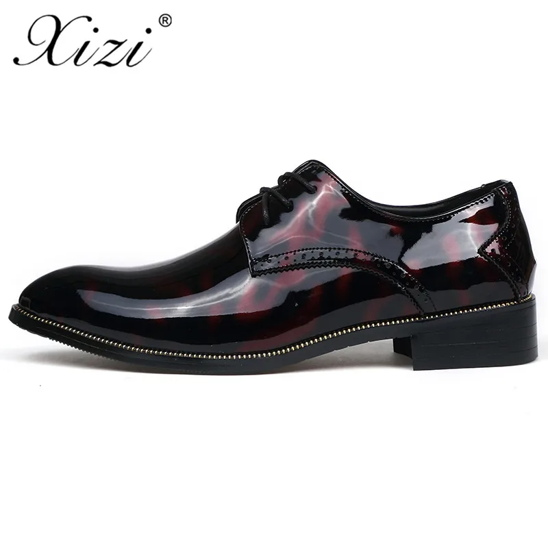 Cuir Appartements Mariage En Hommes Luxe Chaussures Mâle Noir Microfibre De Marque Mode Superstar vin Occasionnels D'affaires Robe Rouge Xizi xt06zwqn86