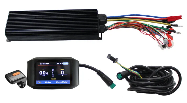 

EU DUTY FREE CONHISMOTOR Ebike 750C Color Display 48v 60v 72v 3000W 36MOSFET Programmable Reg Function 100A DIY Controller Kits