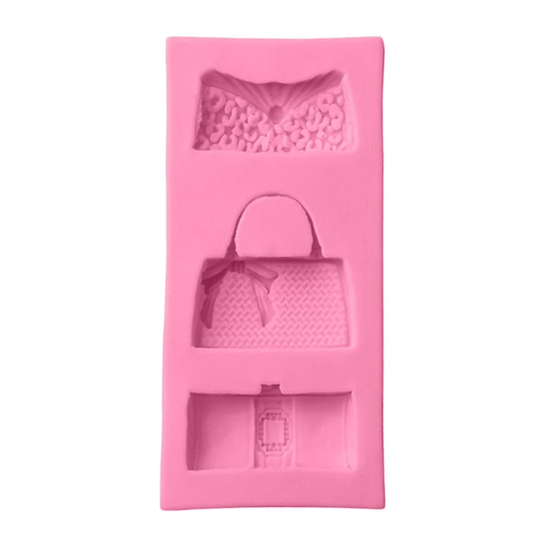 

Fondant Molds 1PC Silicone Fashion Bags Shape Cake Mold Chocolate Soap Moulds Cake Stencils DIY Kitchen Baking Tools