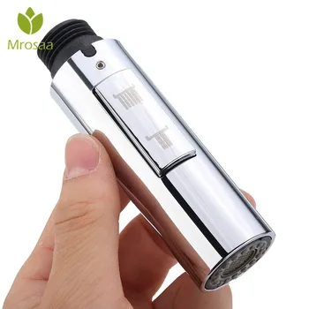 

1 Pcs Mrosaa 360 Swivel Pull Out Down Kitchen Faucet Nozzle Spray Chrome Plating Water Saving Sprayer Tap Aerator Faucet Filter
