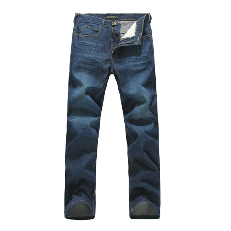 Lesmart Men s Business Casual Fashion Solid Trousers Pure Cotton Washing Soft Ventilate Straight Jeans Work