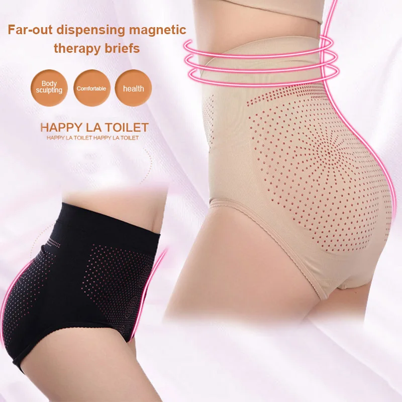 

Women Briefs Dispensing Magnetic Therapy Briefs Breathable Seamless Body Shaper Pants AIC88