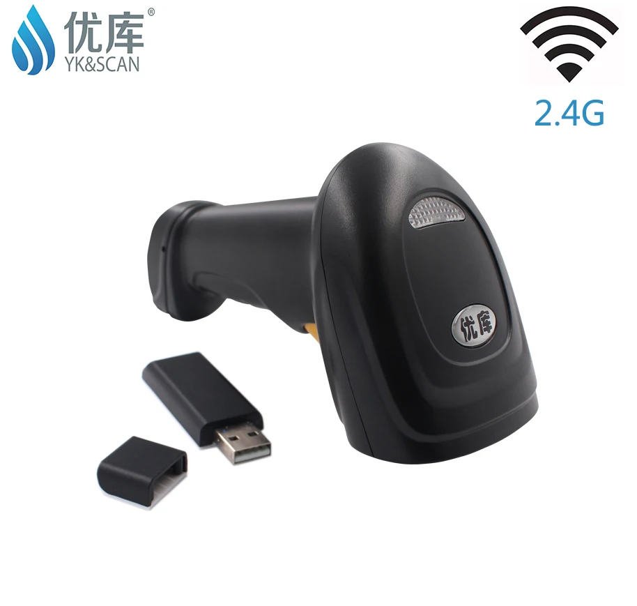 Scanner a Laser sem Fio Tecnologia de Armazenamento: Grátis para Pos e Inventário 2.4g sem Fio Barcode Códigos Frete Yk-w930 1d 2830