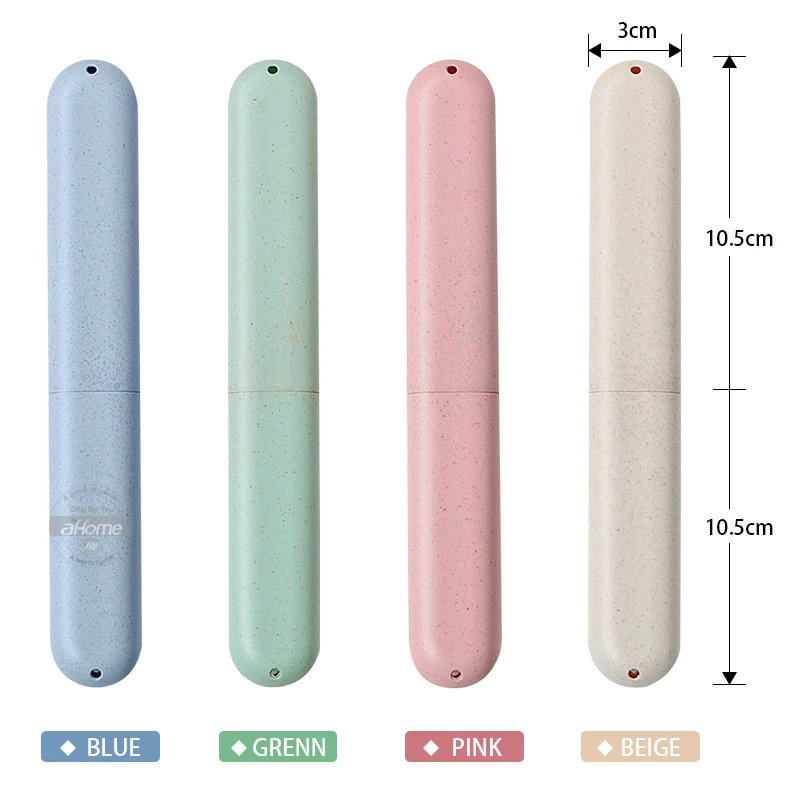 المحمولة مربع فرشاة أسنان صندوق تخزين من الألومنيوم السفر فرشاة الأسنان الحاويات الغبار فرشاة الأسنان المنظم الحمام اكسسوارات