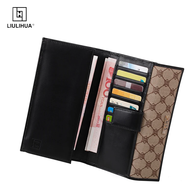 trihold ultimate tri-fold black leather card wallet for men and  women-perfect for credit card ID card drivers licenses and bills -  AliExpress