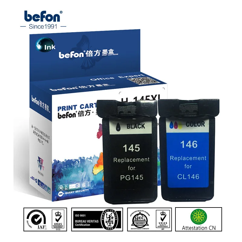 Befon Compatible 145 146 Cartridge Replacement For Canon Pg145 Cl146 Pg 145 Cl 146 Ink Cartridge For Mg2410 2510 Ip2900 2900 Ink Cartridge Replacement Cartridgecartridge For Canon Aliexpress