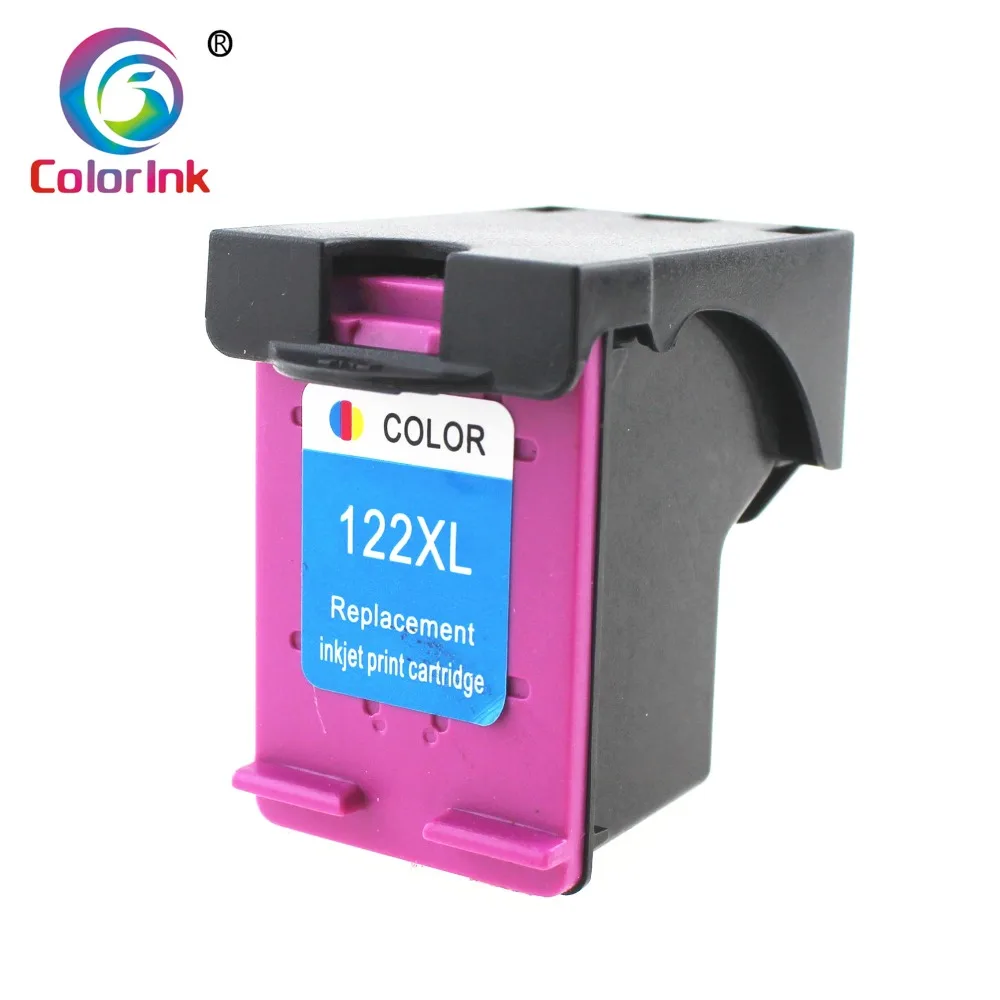 ColoInk 2 шт 122XL сменный картридж для принтера для hp 122 для hp с чернилами hp Deskjet 1000 1050 2000 2050s 3000 3050A 3052A 3054 1010 принтер