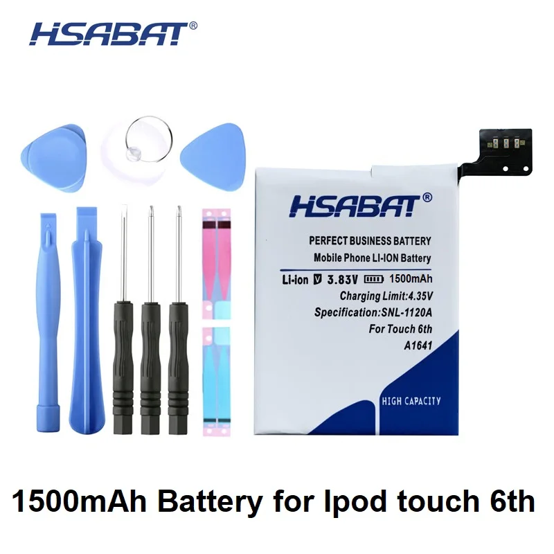 

HSABAT A1641 1500mAh Battery For Ipod touch 6th Generation 6 6g within tools