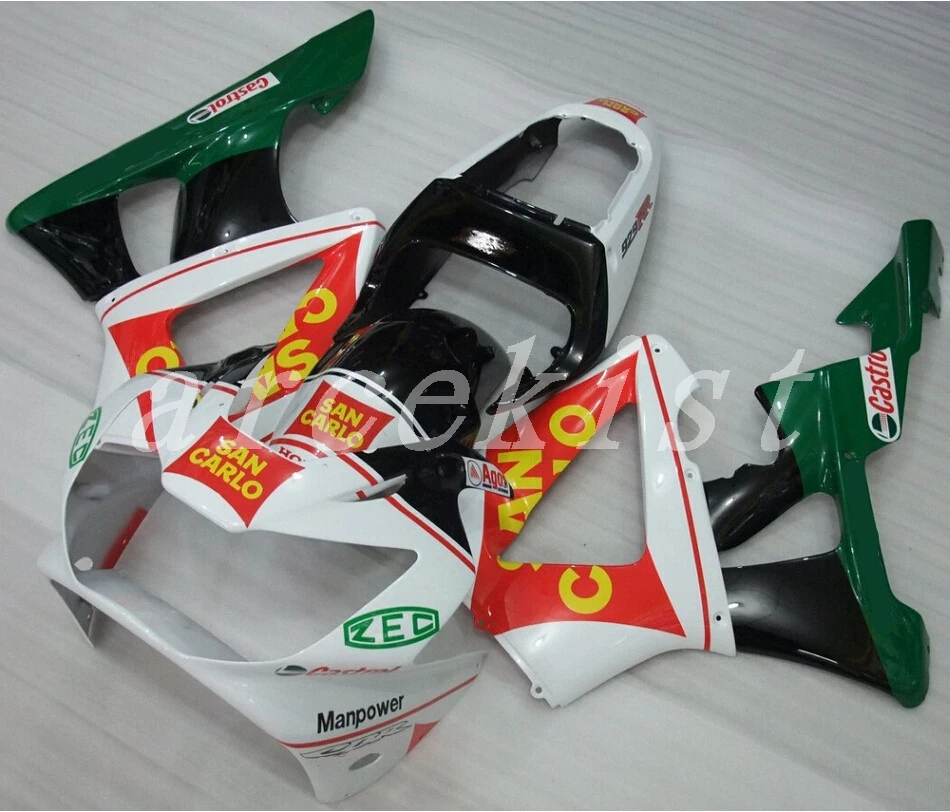 

New ABS motorcycle fairings kit for HONDA CBR 929RR 929 2000 2001 CBR929RR 00 01 CBR 900RR fairings set custom red green white