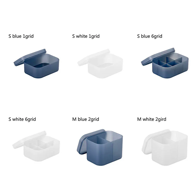 Коробки для мелких предметов, пластиковый косметический Чехол, портативный Настольный органайзер, инструменты для хранения дома, 1 шт., многофункциональная коробка для хранения косметики