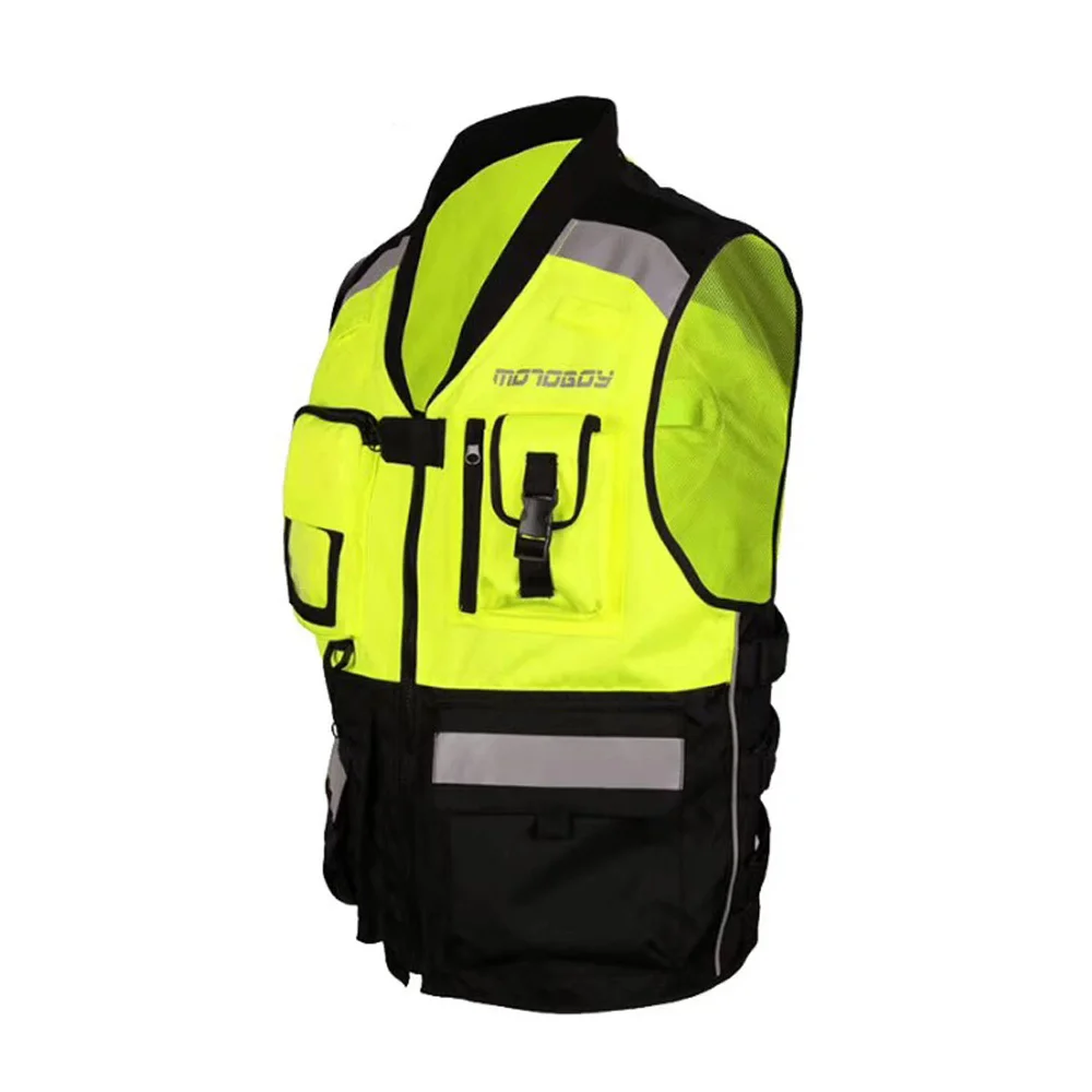 MOTOBOY Motorcycle Safety Security Visibility Reflective Vest Construction Traffic Cycling Outdoor Reflective Safety Travel MOTOBOY Motorcycle Safety Security Visibility Reflective Vest Construction Traffic Cycling Outdoor Reflective Safety Travel