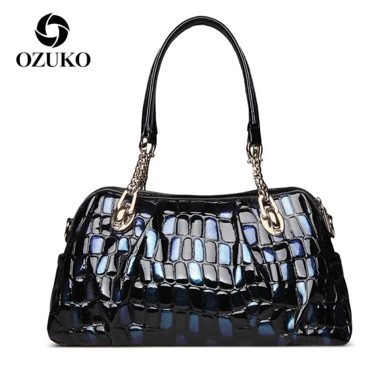 OZUKO genuine leather bags for women shoulder bag fashion luxury handbags women bags designer bolsa feminina OZUKO genuine leather bags for women shoulder bag fashion luxury handbags women bags designer bolsa feminina