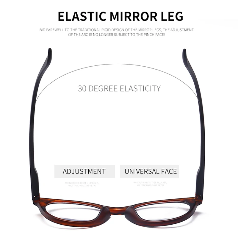 VCKA Glasses Ultralight Eyebrows Hyperopia Glasses Anti-fatigue Lense Men Women Reading Eyewear 1.0 1.5 2.0 2.5 3.0 3.5 4.0