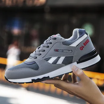 

Spring Men's Casual Shoes 2019 New Comfortable Breathable Men's Shoes Men's Non-slip Sneakers Own Brand Running Shoes Flat Shoes