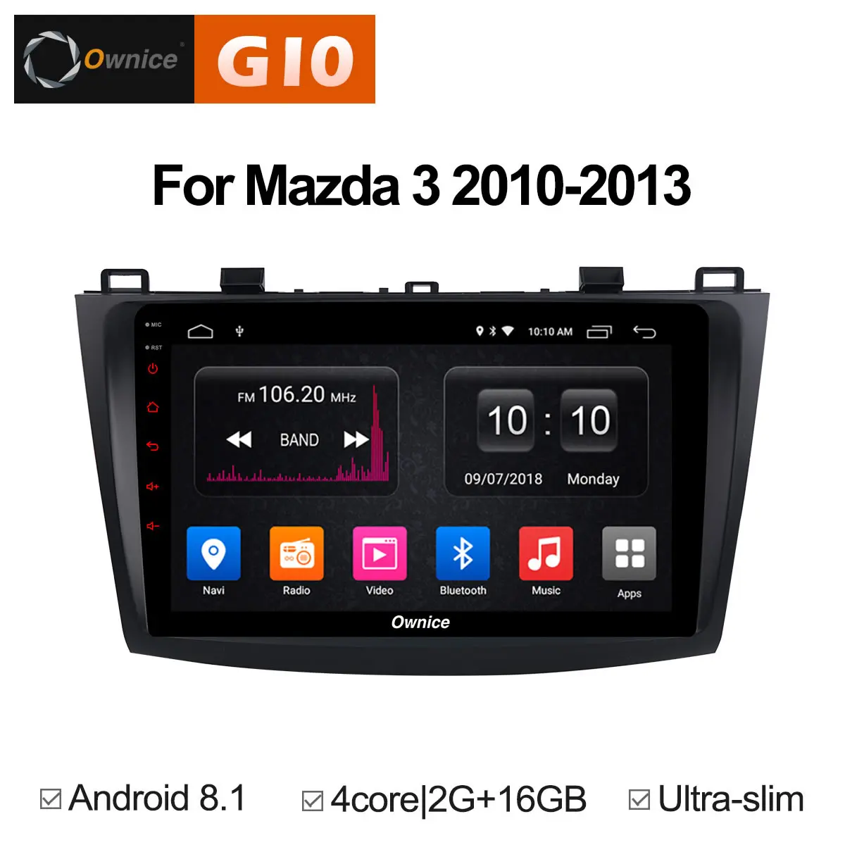 Ownice C500 + G10 2 din Octa Core Android 8 1 автомобильный DVD плеер Автомобильный gps навигации для