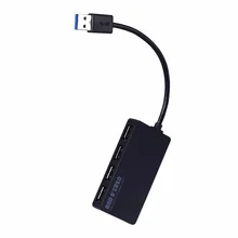 Высокая Скорость 5 Гбит/с 4 Порты и разъёмы USB 3,0 концентратор для ПК Mac Тетрадь для ноутбуков с USB разъемом 3,0 адаптер