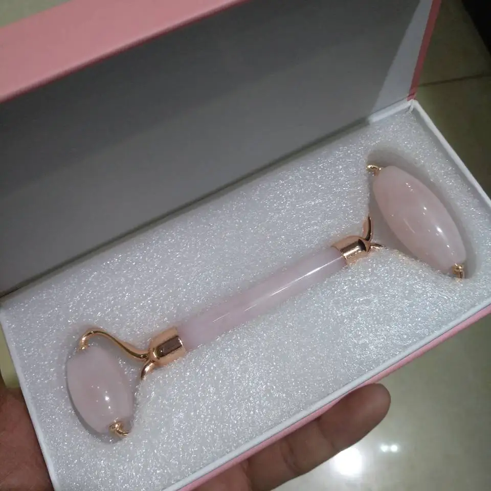 Купить Роллер Для Лица Розовый Кварц