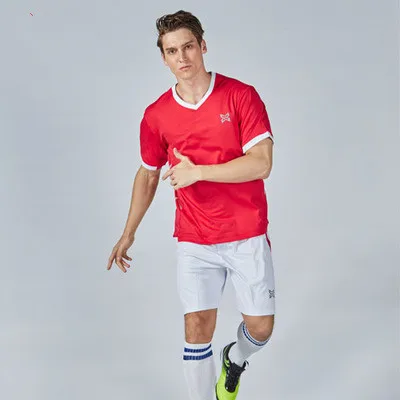 Maillot de foot футбольные майки survetement футбол camisas de futebol - Цвет: X 1609  red