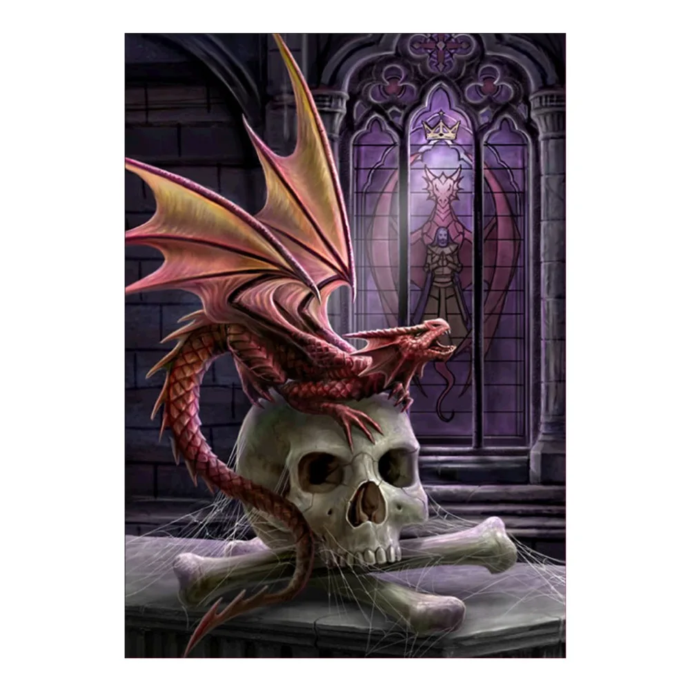 

5D DIY diamond painting pterosaur embroidery full round diamond cross stitch round diamond mosaic painting crafts decoration