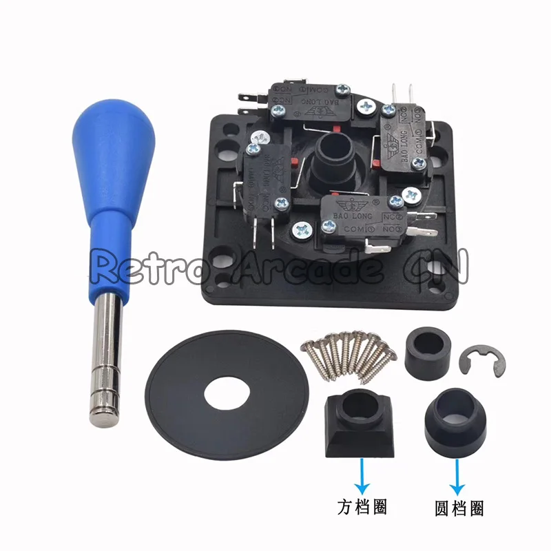 US $882.99 Wholesale 100 Pcslot 8 Way Mexico Style Joystick with Micro Switches Accessories for DIY Arcade MameJamma Game parts 5 Colors