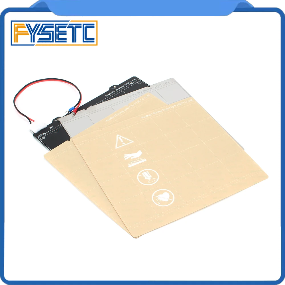 Prusa i3 MK3 Магнитная кровать с подогревом MK52 24v комплект проводки термистор магнитом
