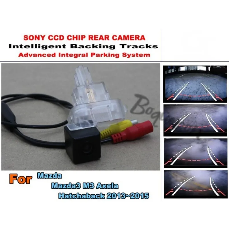 

For Mazda 3 Axela Hatchback 2013~2015 Intelligent Car Parking Camera with Tracks Module Rear Camera CCD Night Vision