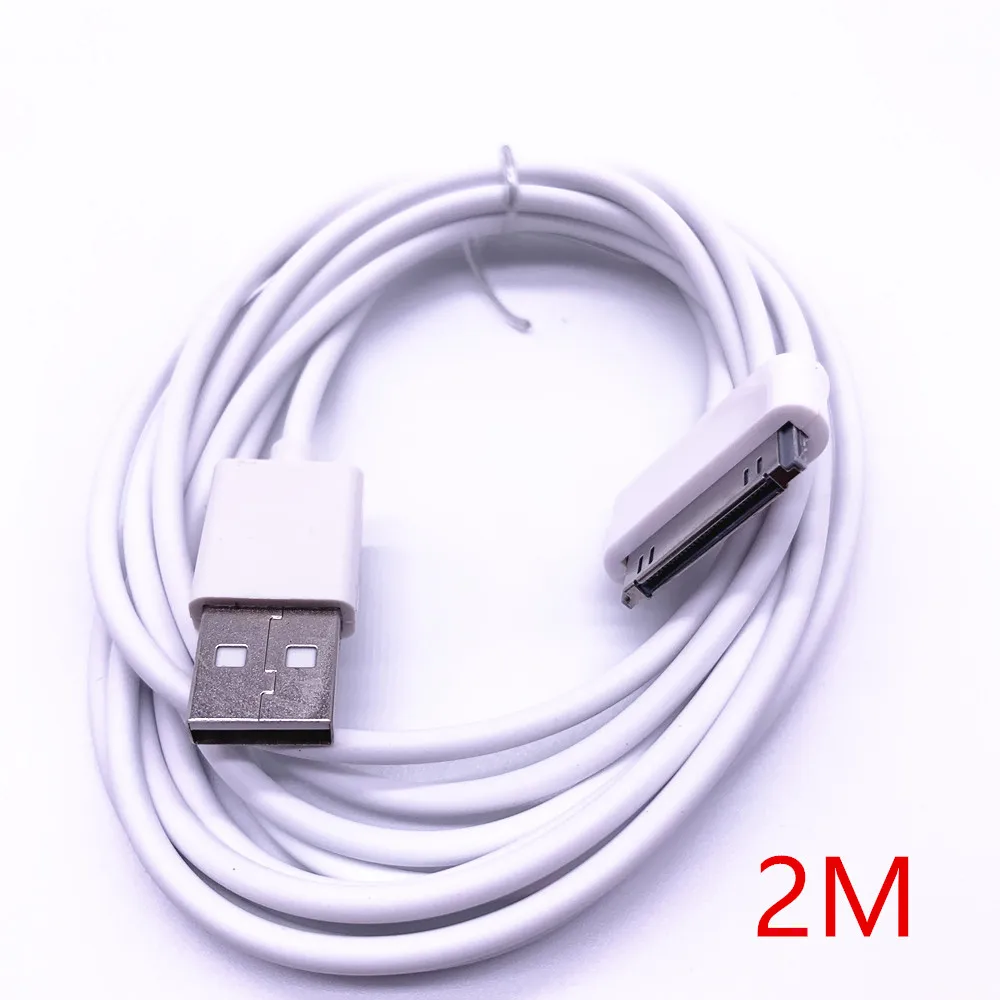 30pin Usb Зарядное устройство кабель для передачи данных для samsung M180S P6810 N8020 N8005 P3113 P7100 T869 T849 черно-белая 1/2/3 м