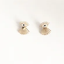 Модные цвета золота покрытие глаз с ресниц 2 способ носить серьги стержня для женщин девушки