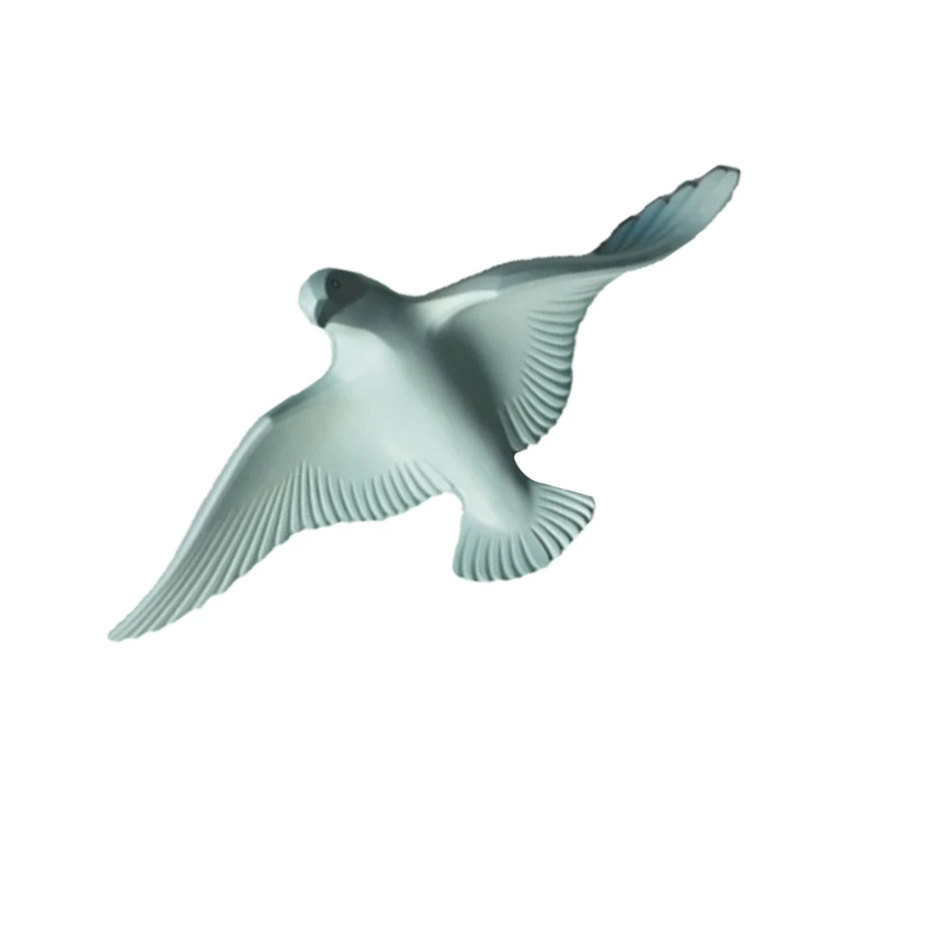 3D Resin Flying Seagull Birds Crafts Wall Art Sculpture Living Room Bedroom Wall Hanging Decoration
