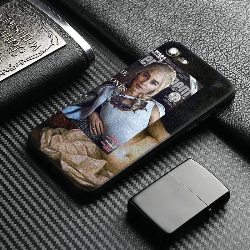 

Emilia Clarke painting Collage fun Art Tpu Soft Silicone Phone Case Cover Shell For Apple IPhone 5 5s SE 6 6s 7 8 Plus X 10