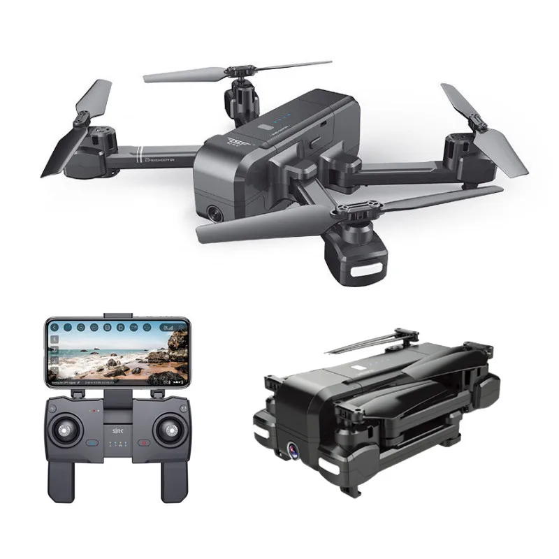 SJRC Z5 Дрон с камерой 1080P GPS 2 4G/5G Wifi FPV удержание высоты Квадрокоптер Follow Me RC vs E58 X12
