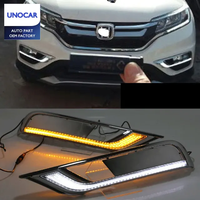 LED Daytime Running Lights for Honda CR V CRV 2015 2016 DRL Fog lamp