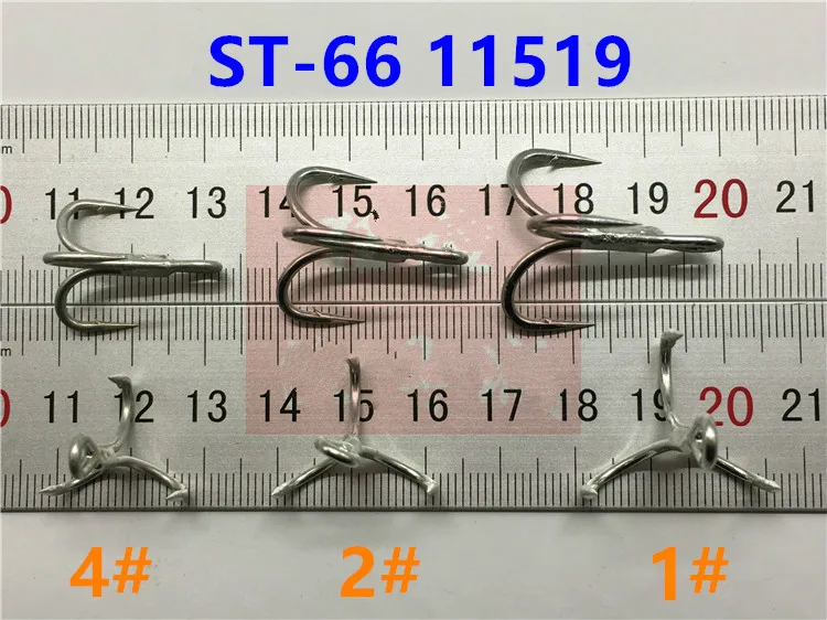 Владелец тройных крючков ST-66 высокоуглеродистой стали сильные кальмарные океанские рыболовные крючки круглые тройные колючие Крючки большая тяговая сила Anzol Pesca