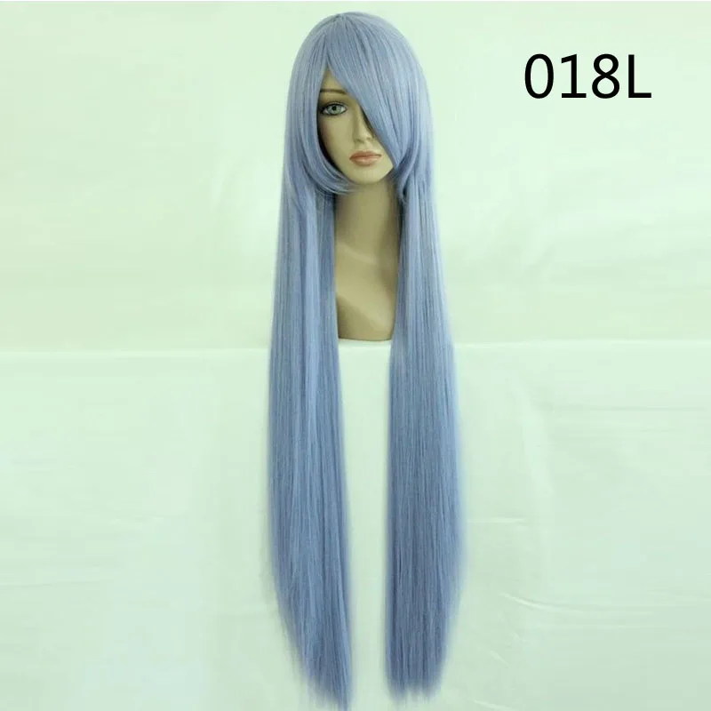 MCOSER 16 цветов синтетический 100 см длинные прямые волосы косплей парик Высокая температура волокна парик-018 - Цвет: #144
